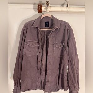 GAP Men's Mauve Shirt Jacket
